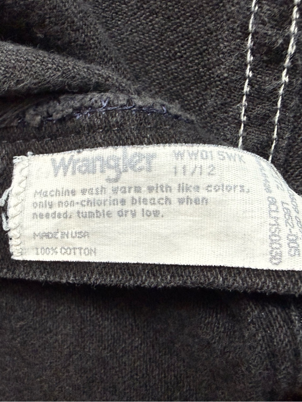 Wrangler black denim shorts - Picture 5 of 6